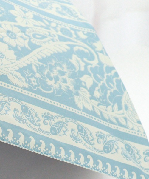 utatane（ウタタネ）の「折りたたみ日傘 完全遮光100％ 晴雨兼用 インド更紗柄（内ストラップ付）（折りたたみ傘・レディース・ネイビー/レッド/マスタード/ピンク/ブルー・FREE）」の19枚目の写真