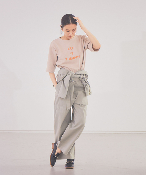 Abahouse Devinette(ドゥヴィネット)の「【Mylanka】コンビネゾン(つなぎ/オールインワン・レディース・カーキ/ベージュ・フリー)」の2枚目の写真