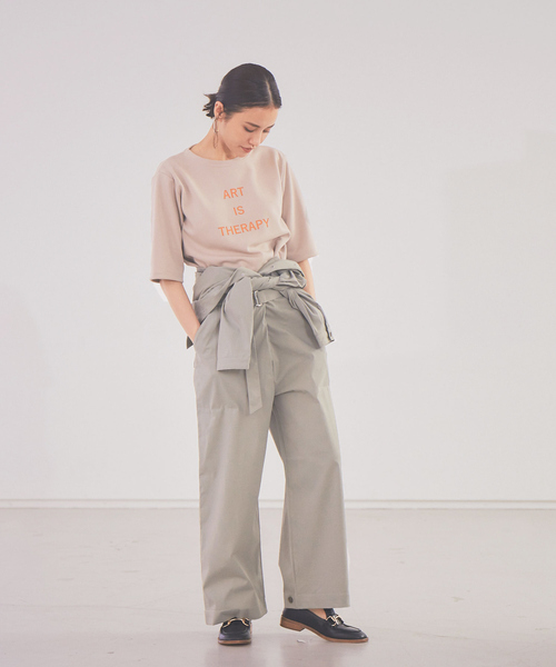 Abahouse Devinette(ドゥヴィネット)の「【Mylanka】コンビネゾン(つなぎ/オールインワン・レディース・カーキ/ベージュ・フリー)」の4枚目の写真