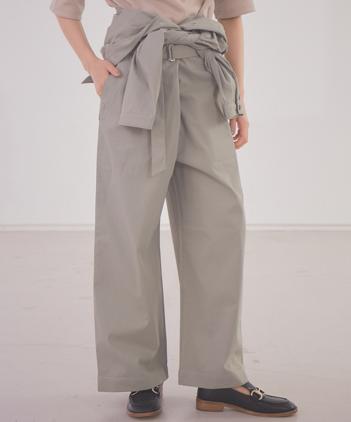 Abahouse Devinette(ドゥヴィネット)の「【Mylanka】コンビネゾン(つなぎ/オールインワン・レディース・カーキ/ベージュ・フリー)」の3枚目の写真