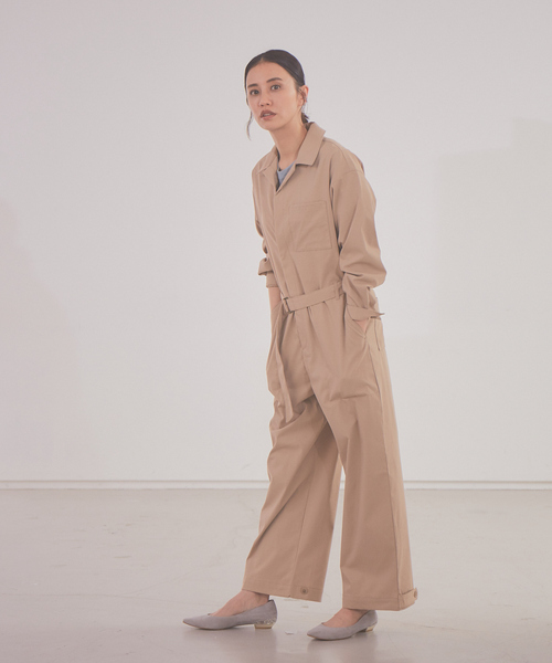 Abahouse Devinette(ドゥヴィネット)の「【Mylanka】コンビネゾン(つなぎ/オールインワン・レディース・カーキ/ベージュ・フリー)」の19枚目の写真