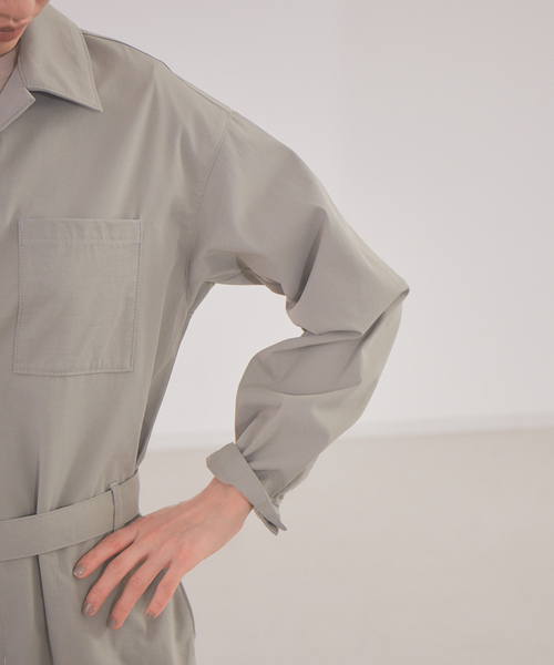 Abahouse Devinette(ドゥヴィネット)の「【Mylanka】コンビネゾン(つなぎ/オールインワン・レディース・カーキ/ベージュ・フリー)」の10枚目の写真