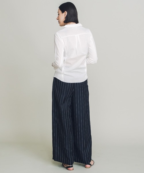 COOMB（クーム）の「ピンストライプワイドパンツ（その他パンツ・レディース・ネイビー・38(M)/40(L)）」の11枚目の写真