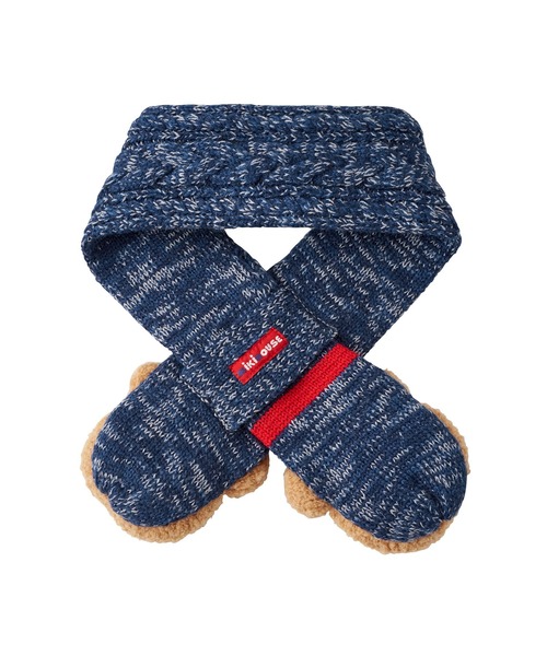 MIKI HOUSE（ミキハウス）の「プッチー＆うさこマフラー【くま