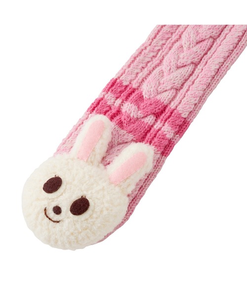 MIKI HOUSE(ミキハウス)の「プッチー&うさこマフラー【くま】(マフラー・キッズ・ネイビー/ピンク・ONE SIZE)」の15枚目の写真