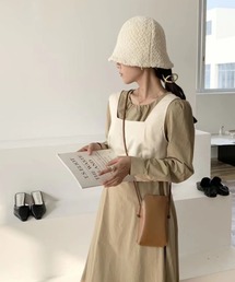 me+em select | スクエアポケットミニショルダーバッグ(ショルダーバッグ)