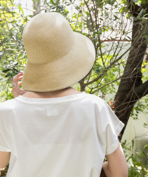 URBAN RESEARCH(アーバンリサーチ)の「ブリムラインペーパーハット(ハット・レディース・ブラウン/ナチュラル・-)」の15枚目の写真