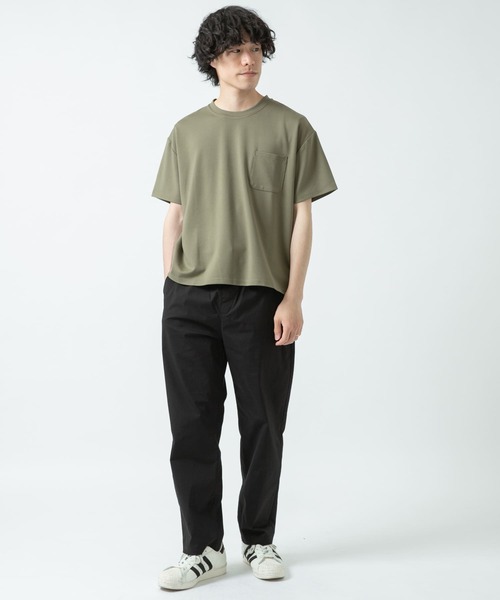 ITEMS URBANRESEARCH（アイテムズ アーバンリサーチ）の「ストレッチタイプライター シェフパンツ（その他パンツ・メンズ・ベージュ/ブラック/カーキ・MEDIUM/LARGE）」の6枚目の写真