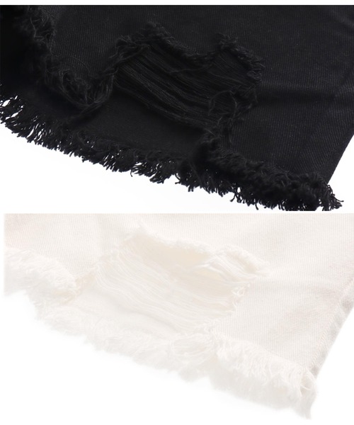 ANAP GｉRL（アナップガール）の「裾クラッシュモノトーンツイルショートパンツ（その他パンツ・キッズ・ホワイト/ブラック・S/M/XS）」の17枚目の写真