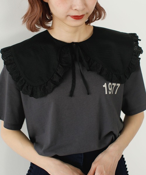 SLURR（スラ―）の「レースフリルカラー（その他小物・レディース・ブラック/オフホワイト・FREE）」の5枚目の写真