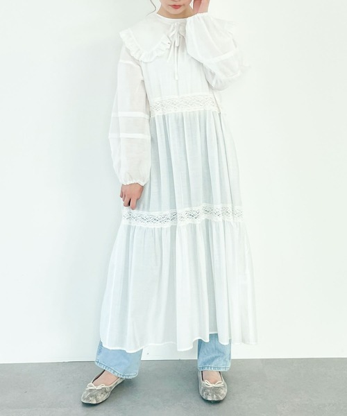 SLURR（スラ―）の「レースフリルカラー（その他小物・レディース・ブラック/オフホワイト・FREE）」の12枚目の写真