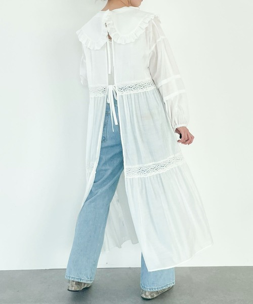 SLURR（スラ―）の「レースフリルカラー（その他小物・レディース・ブラック/オフホワイト・FREE）」の13枚目の写真