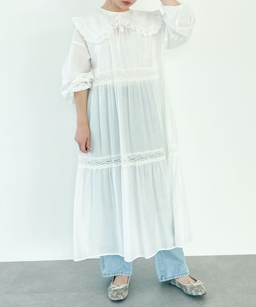 SLURR（スラ―）の「レースフリルカラー（その他小物・レディース・ブラック/オフホワイト・FREE）」の14枚目の写真