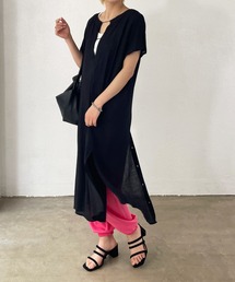 Shelly island | 2WAYスキッパーロングシャツ(シャツ/ブラウス)