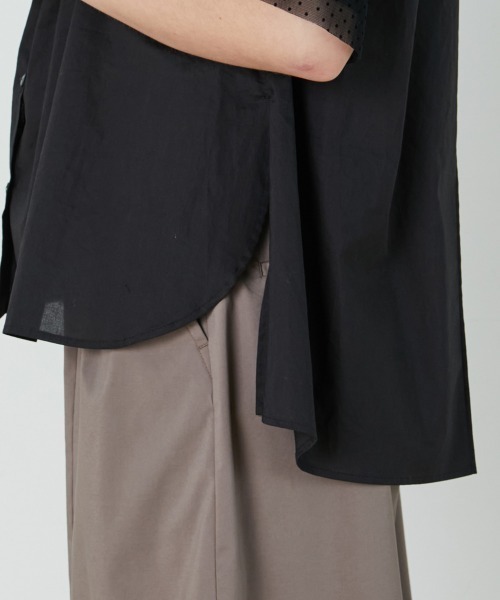 FRAPBOIS（フラボア）の「シアードット ブラウス（シャツ/ブラウス・レディース・ホワイト/ブラック・1/0）」の10枚目の写真