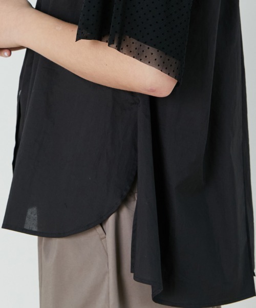 FRAPBOIS（フラボア）の「シアードット ブラウス（シャツ/ブラウス・レディース・ホワイト/ブラック・1/0）」の11枚目の写真