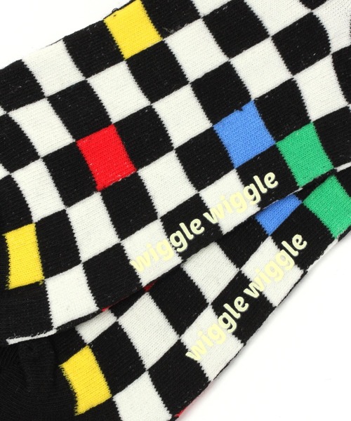WIGGLE WIGGLE（ウィグルウィグル）の「WIGGLE WIGGLE／レトロキューブSOCKS　2951343（ソックス/靴下・レディース・その他7・0）」の2枚目の写真