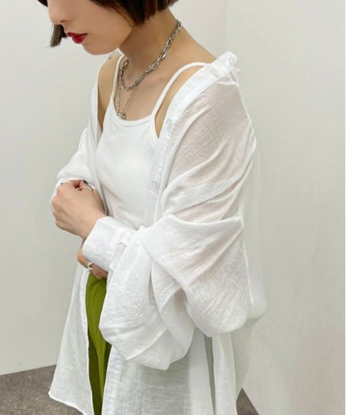 apres jour mignon（アプレジュールミニョン）の「カップ付きキャミ 【ZOZOTOWN限定アイテム】（キャミソール・レディース・オフホワイト/ブラック/ライトベージュ・X-LARGE/フリー）」の8枚目の写真