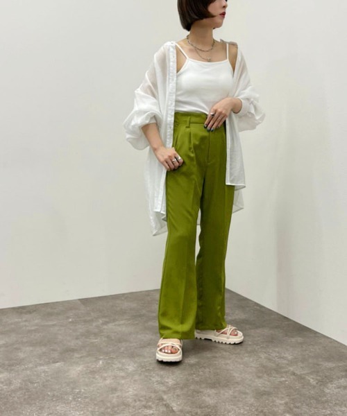 apres jour mignon（アプレジュールミニョン）の「カップ付きキャミ 【ZOZOTOWN限定アイテム】（キャミソール・レディース・オフホワイト/ブラック/ライトベージュ・X-LARGE/フリー）」の6枚目の写真