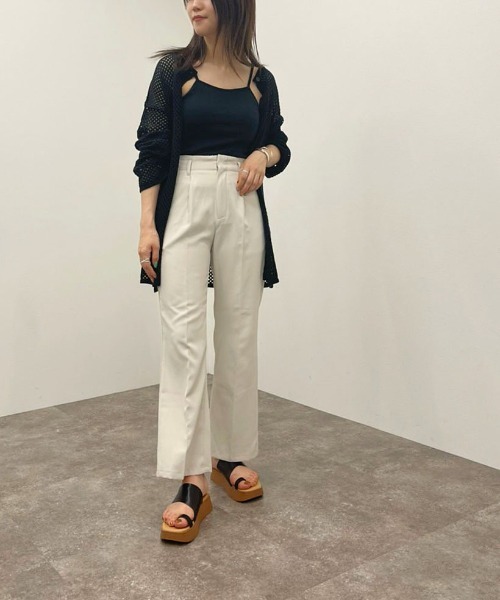 apres jour mignon（アプレジュールミニョン）の「カップ付きキャミ 【ZOZOTOWN限定アイテム】（キャミソール・レディース・オフホワイト/ブラック/ライトベージュ・X-LARGE/フリー）」の16枚目の写真