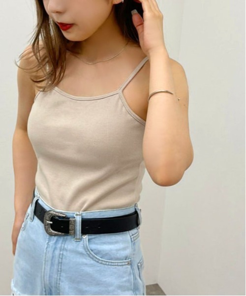 apres jour mignon（アプレジュールミニョン）の「カップ付きキャミ 【ZOZOTOWN限定アイテム】（キャミソール・レディース・オフホワイト/ブラック/ライトベージュ・X-LARGE/フリー）」の15枚目の写真