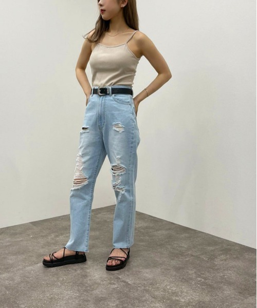 apres jour mignon（アプレジュールミニョン）の「カップ付きキャミ 【ZOZOTOWN限定アイテム】（キャミソール・レディース・オフホワイト/ブラック/ライトベージュ・X-LARGE/フリー）」の7枚目の写真