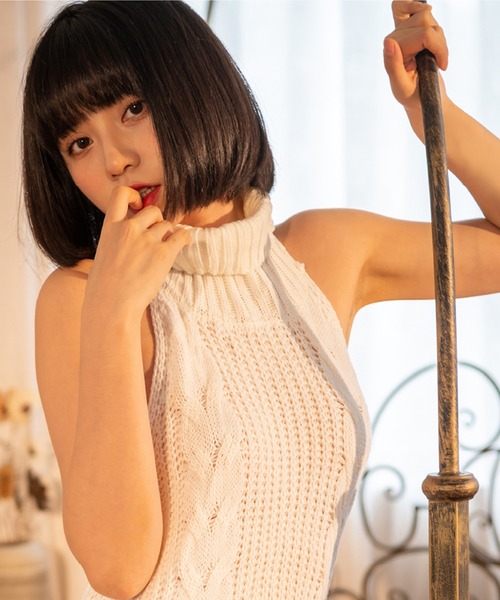 BODYLINE（ボディライン）の「レディース セクシーホルターネックセーター（コスチューム/パーティーグッズ・レディース・B/D/C/A・FREE）」の15枚目の写真