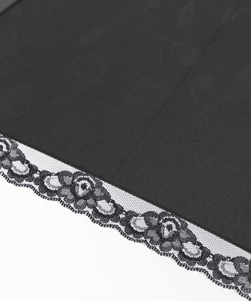 WEGO(ウィゴー)の「WEGO/レース日傘(長傘・レディース・ブラック・FREE)」の5枚目の写真