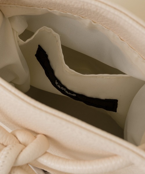 Kastane（カスタネ）の「丸紐スクエアミニショルダー（ショルダーバッグ・レディース・ブルー/レッド/アイボリー/シルバー・FREE）」の16枚目の写真