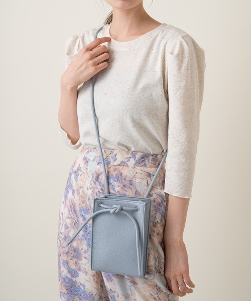 Kastane（カスタネ）の「丸紐スクエアミニショルダー（ショルダーバッグ・レディース・ブルー/レッド/アイボリー/シルバー・FREE）」の15枚目の写真