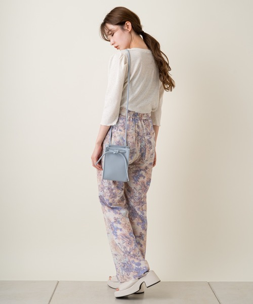 Kastane（カスタネ）の「丸紐スクエアミニショルダー（ショルダーバッグ・レディース・ブルー/レッド/アイボリー/シルバー・FREE）」の11枚目の写真