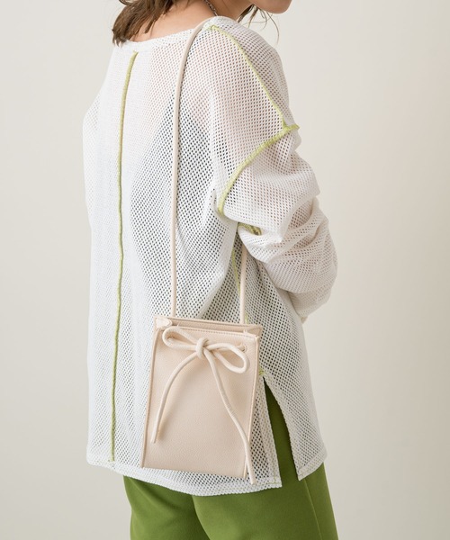 Kastane（カスタネ）の「丸紐スクエアミニショルダー（ショルダーバッグ・レディース・ブルー/レッド/アイボリー/シルバー・FREE）」の17枚目の写真