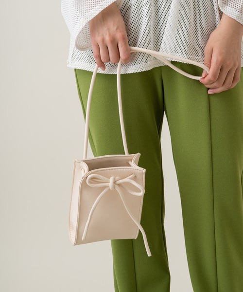 Kastane（カスタネ）の「丸紐スクエアミニショルダー（ショルダーバッグ・レディース・ブルー/レッド/アイボリー/シルバー・FREE）」の14枚目の写真