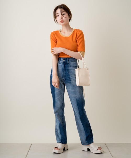 Kastane（カスタネ）の「丸紐スクエアミニショルダー（ショルダーバッグ・レディース・ブルー/レッド/アイボリー/シルバー・FREE）」の10枚目の写真