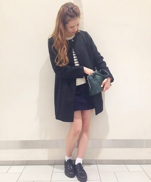 Chico（チコ）の「ノーカラーコート（その他アウター・レディース・その他20/ブラック/グレー・FREE）」の17枚目の写真