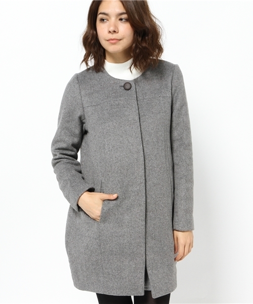 Chico（チコ）の「ノーカラーコート（その他アウター・レディース・その他20/ブラック/グレー・FREE）」の13枚目の写真