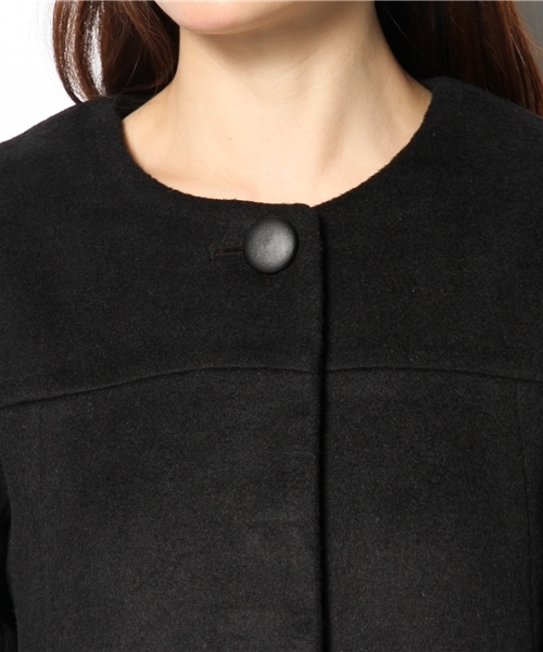 Chico（チコ）の「ノーカラーコート（その他アウター・レディース・その他20/ブラック/グレー・FREE）」の8枚目の写真