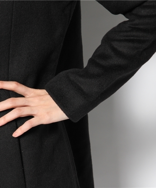 Chico（チコ）の「ノーカラーコート（その他アウター・レディース・その他20/ブラック/グレー・FREE）」の9枚目の写真