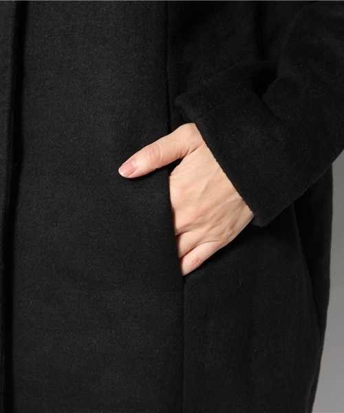 Chico（チコ）の「ノーカラーコート（その他アウター・レディース・その他20/ブラック/グレー・FREE）」の10枚目の写真