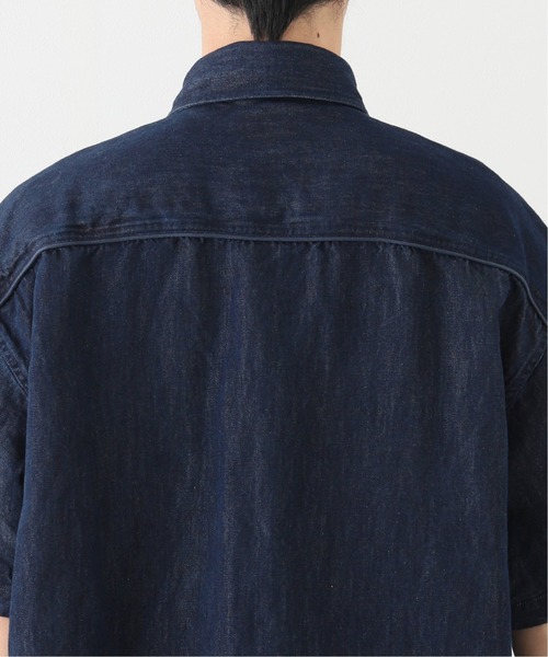 C.E（シーイー）の「【C.E / シーイー】 DENIM SHORT SLEEVE SHIRT（シャツ/ブラウス・メンズ・ブルー・LARGE/MEDIUM/X-LARGE）」の7枚目の写真