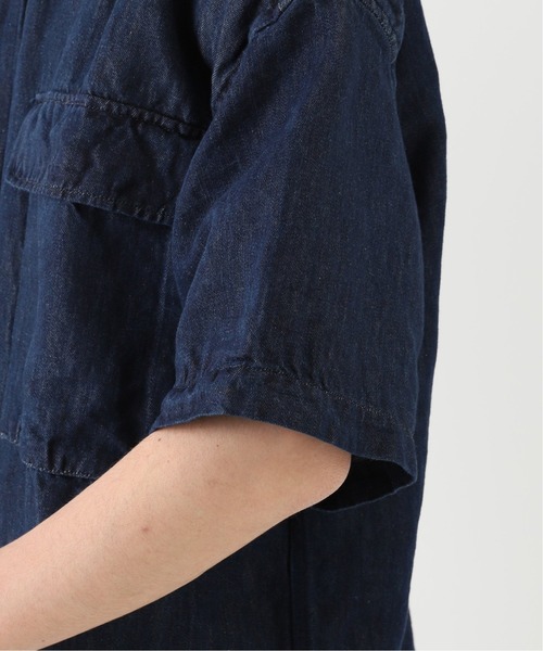 C.E（シーイー）の「【C.E / シーイー】 DENIM SHORT SLEEVE SHIRT（シャツ/ブラウス・メンズ・ブルー・LARGE/MEDIUM/X-LARGE）」の9枚目の写真