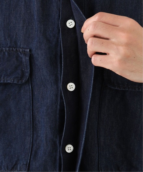 C.E（シーイー）の「【C.E / シーイー】 DENIM SHORT SLEEVE SHIRT（シャツ/ブラウス・メンズ・ブルー・LARGE/MEDIUM/X-LARGE）」の11枚目の写真