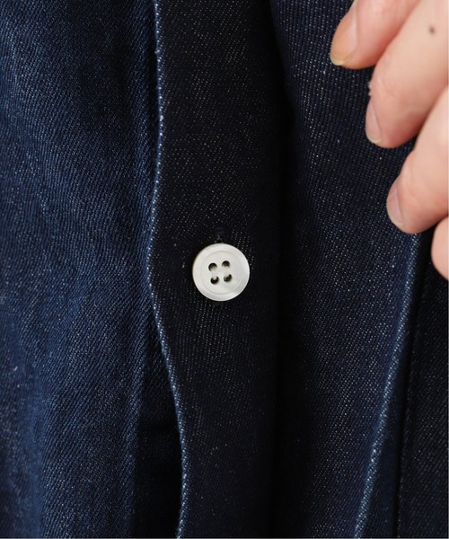 C.E（シーイー）の「【C.E / シーイー】 DENIM SHORT SLEEVE SHIRT（シャツ/ブラウス・メンズ・ブルー・LARGE/MEDIUM/X-LARGE）」の12枚目の写真