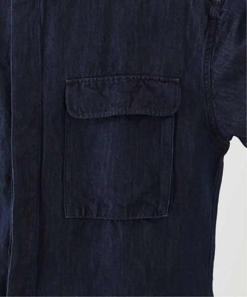 C.E（シーイー）の「【C.E / シーイー】 DENIM SHORT SLEEVE SHIRT（シャツ/ブラウス・メンズ・ブルー・LARGE/MEDIUM/X-LARGE）」の13枚目の写真