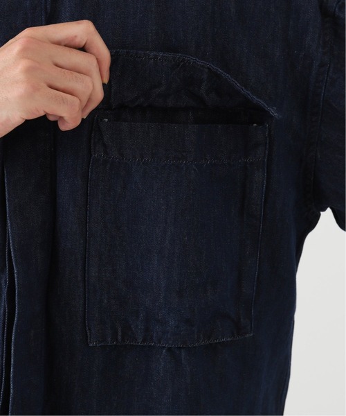 C.E（シーイー）の「【C.E / シーイー】 DENIM SHORT SLEEVE SHIRT（シャツ/ブラウス・メンズ・ブルー・LARGE/MEDIUM/X-LARGE）」の14枚目の写真