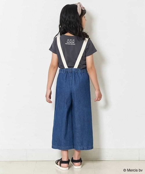 a.v.v（アーヴェヴェ）の「[100-140]【数量限定】miffy フェイスプリントカットソー[WEB限定サイズ]（Tシャツ/カットソー・キッズ・チャコールグレー・130/110/140/100/120）」の2枚目の写真