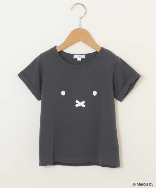 a.v.v（アーヴェヴェ）の「[100-140]【数量限定】miffy フェイスプリントカットソー[WEB限定サイズ]（Tシャツ/カットソー・キッズ・チャコールグレー・130/110/140/100/120）」の10枚目の写真