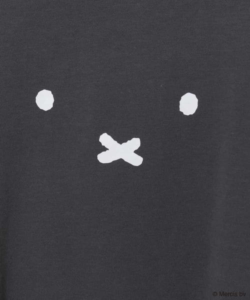 a.v.v（アーヴェヴェ）の「[100-140]【数量限定】miffy フェイスプリントカットソー[WEB限定サイズ]（Tシャツ/カットソー・キッズ・チャコールグレー・130/110/140/100/120）」の8枚目の写真