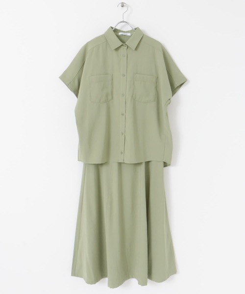 URBAN RESEARCH Sonny Label(アーバンリサーチサニーレーベル)の「セットアップワンピース(ワンピース・レディース・チャコールグレー/ベージュ/カーキ・FREE)」の18枚目の写真