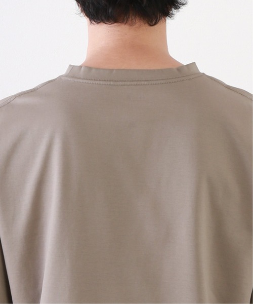 JOURNAL STANDARD relume(ジャーナルスタンダード レリューム)の「《追加》40/-ポンチ Tシャツ(Tシャツ/カットソー・メンズ・ホワイト/ライトグレー/ブラック/ベージュ・SMALL/MEDIUM/LARGE)」の10枚目の写真